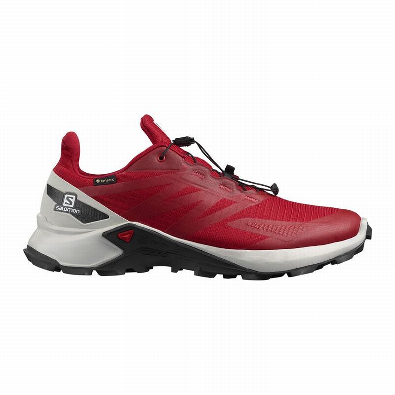 SALOMON SUPERCROSS BLAST GTX Philippines - Men's Trail Running Shoes - Red | 598147-QOV